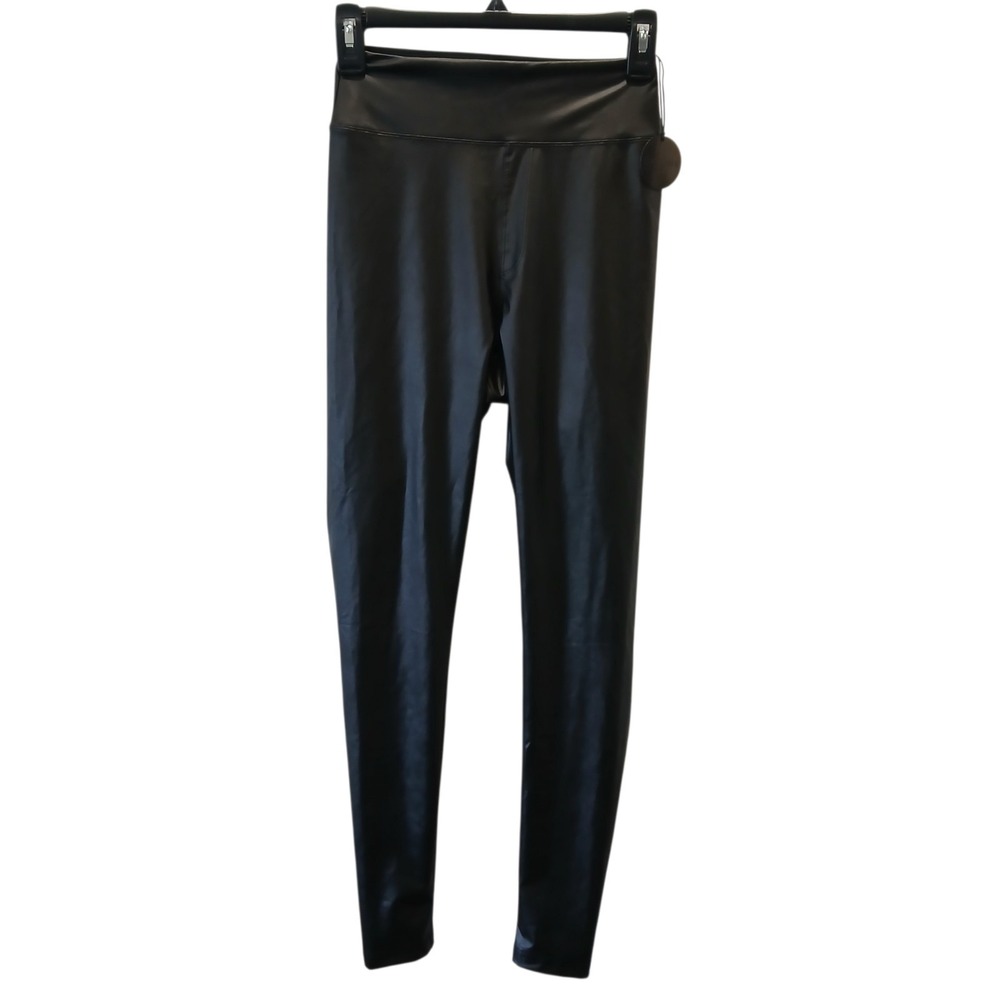 OFFLINE by Aerie Real Luxe High Rise Faux Leather Leggings Black Medium NEW